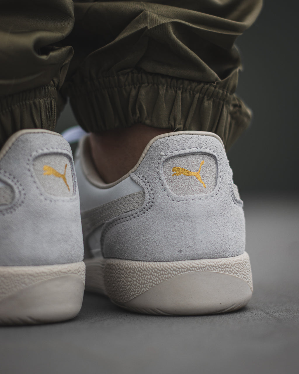 Puma Palermo Leather “White Cool Light Grey”