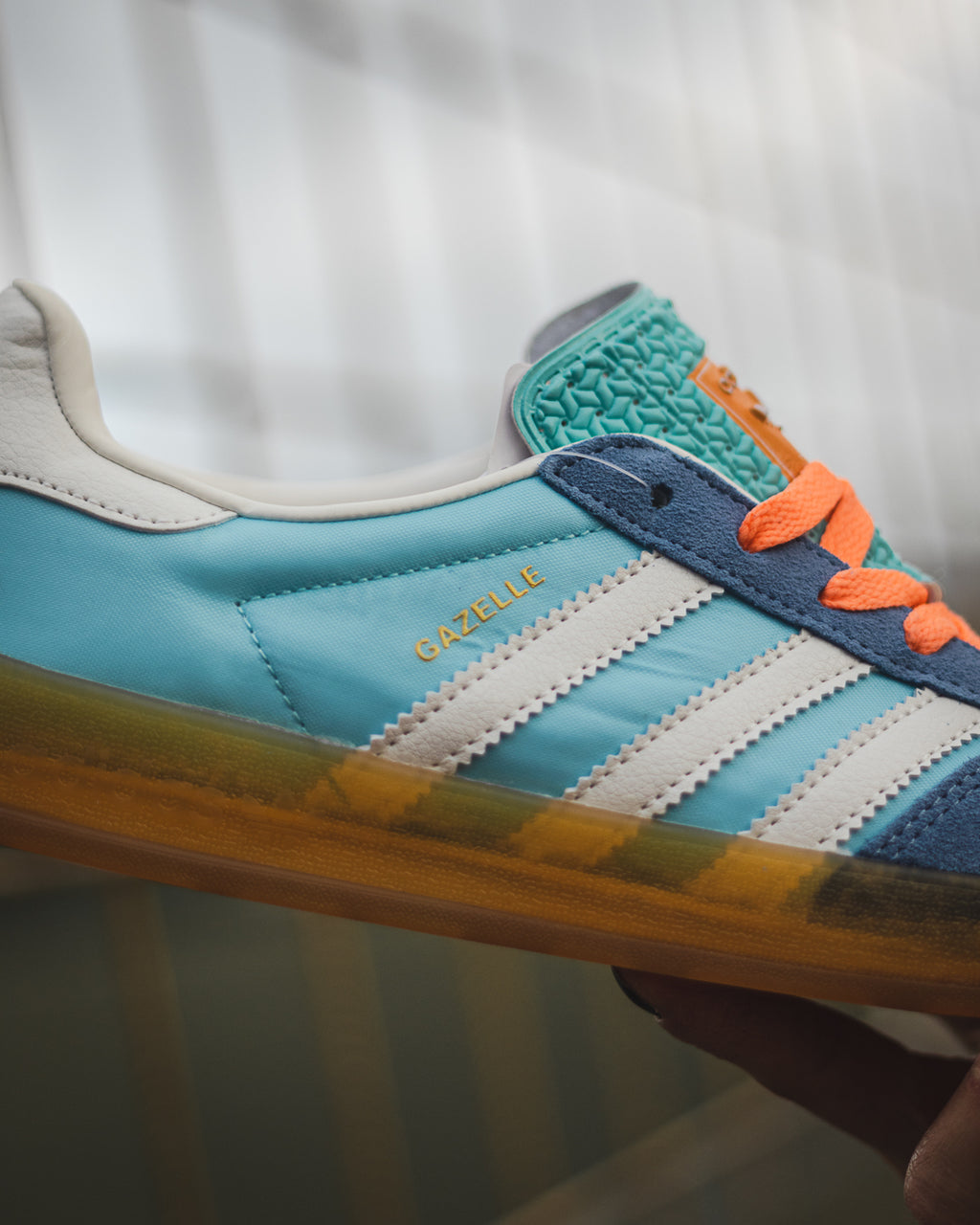 Adidas Gazelle Indoor Prevolet blue white Gum