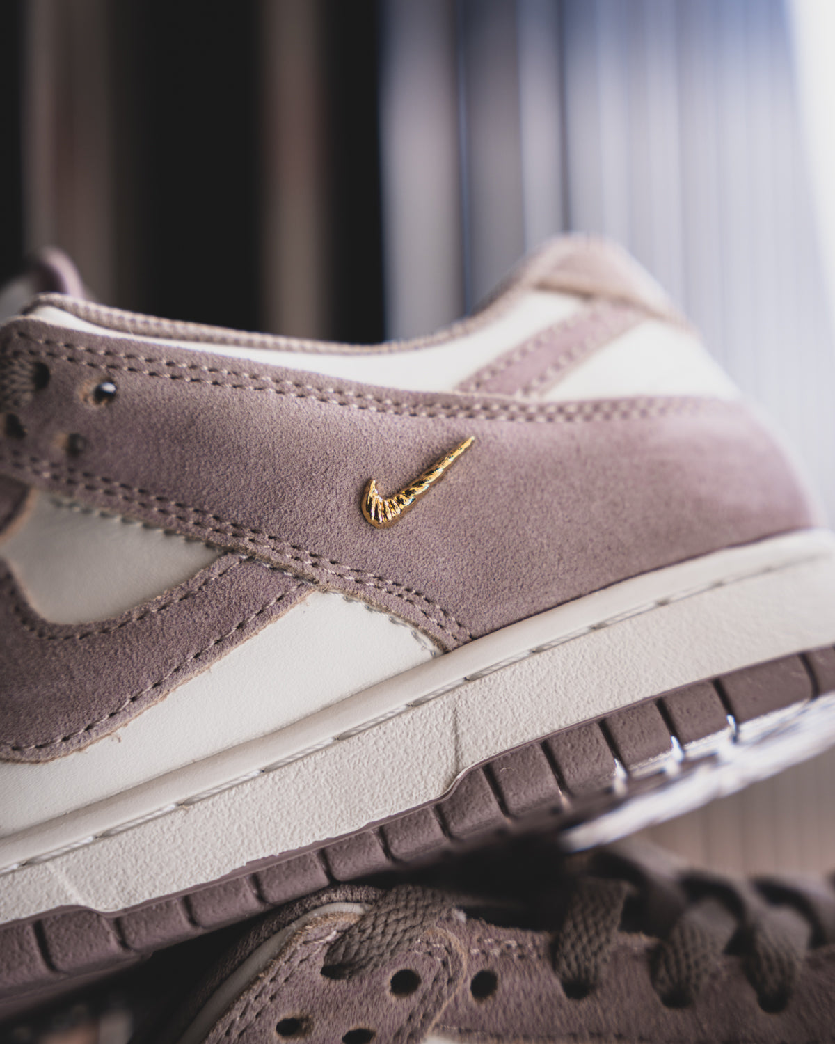 Nike Dunk Low Malt Gold Mini Swoosh