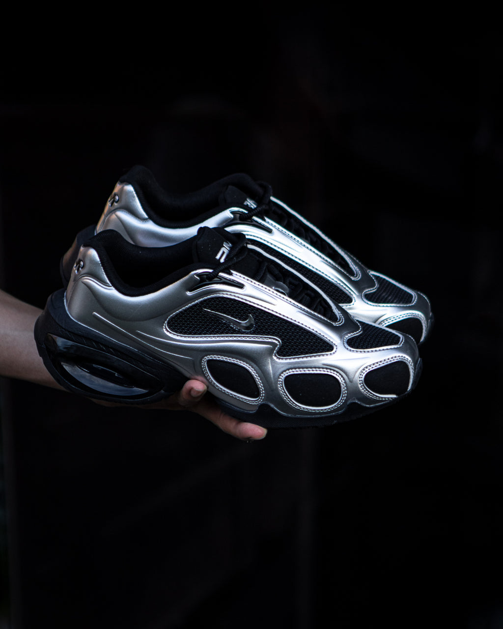 Nike Air Max Muse "Black and Metallic Silver"