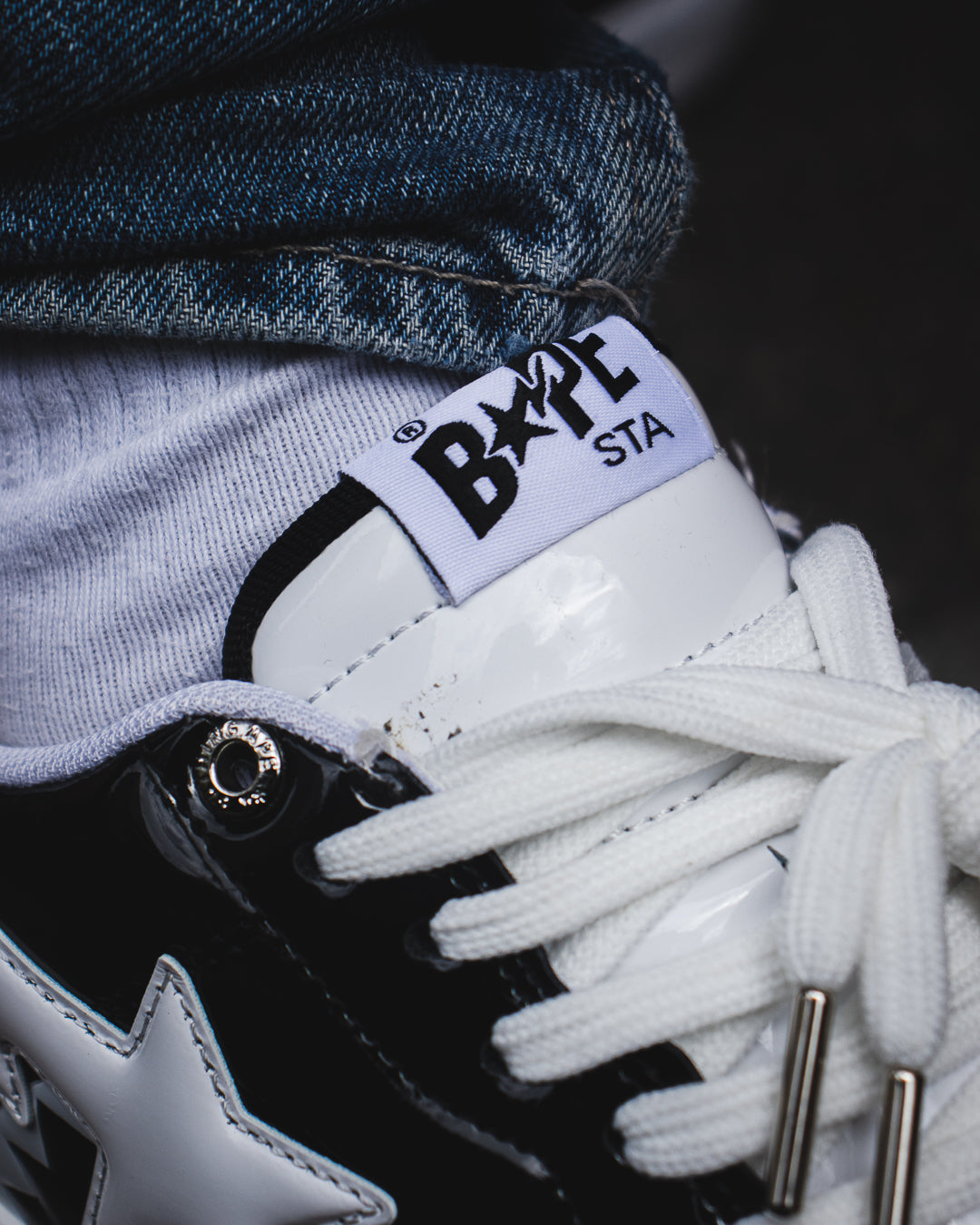 A Bathing Ape BAPE Sta Low Shark Black