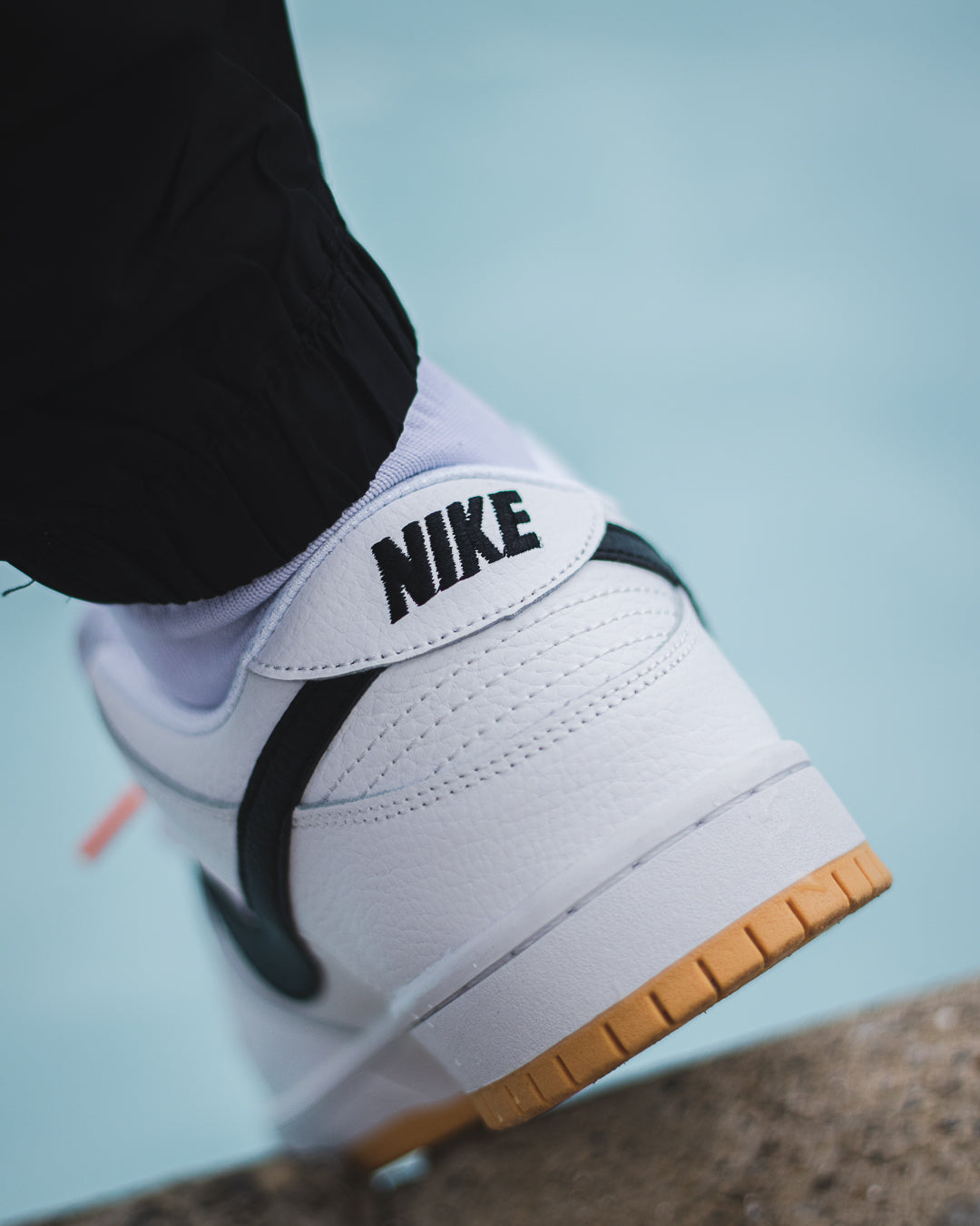 Nike SB Dunk Low "White/Black/Gum"