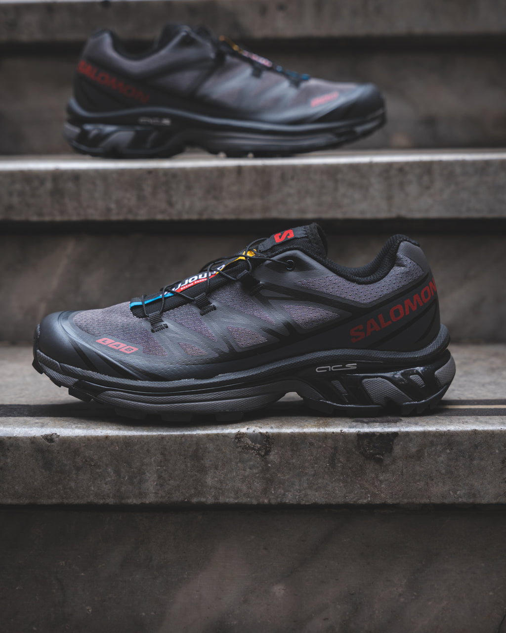 JJJJound x Salomon XT-6 'Ebony Fiery Red'