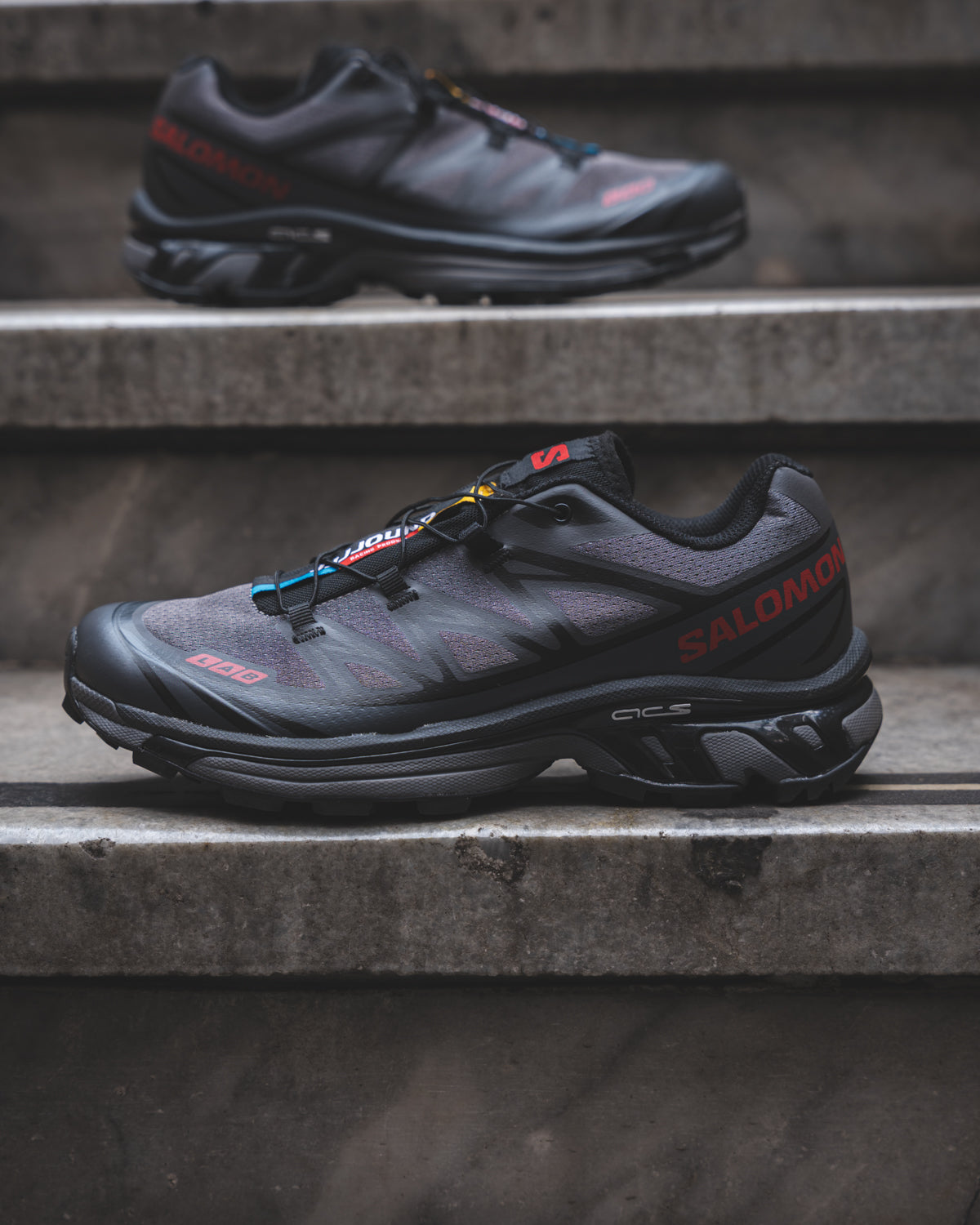 JJJJound x Salomon XT-6 'Ebony Fiery Red'