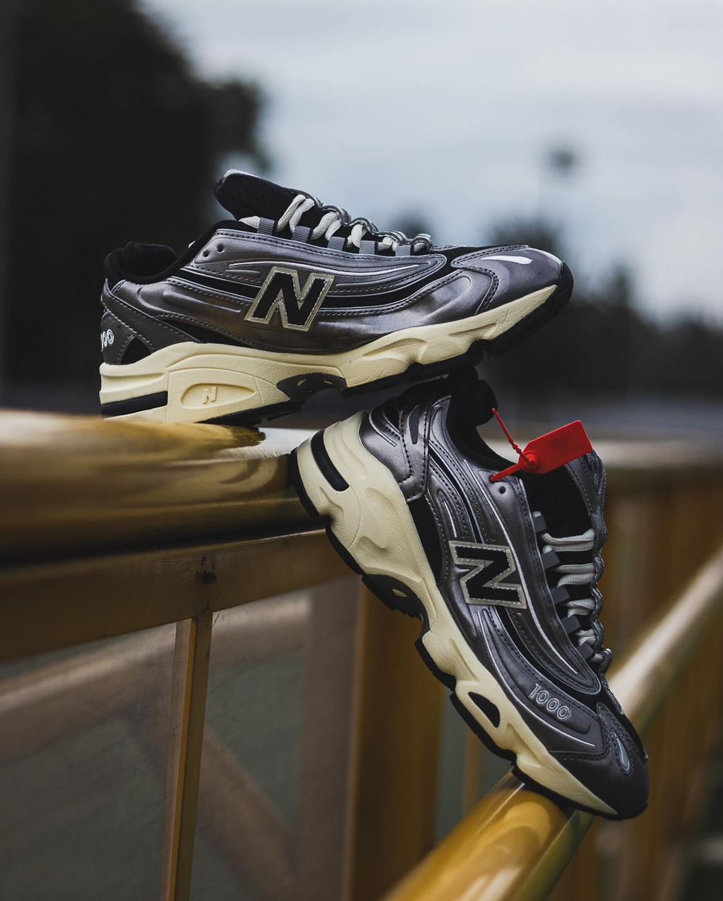 New Balance 1000 in the "Silver Metallic"