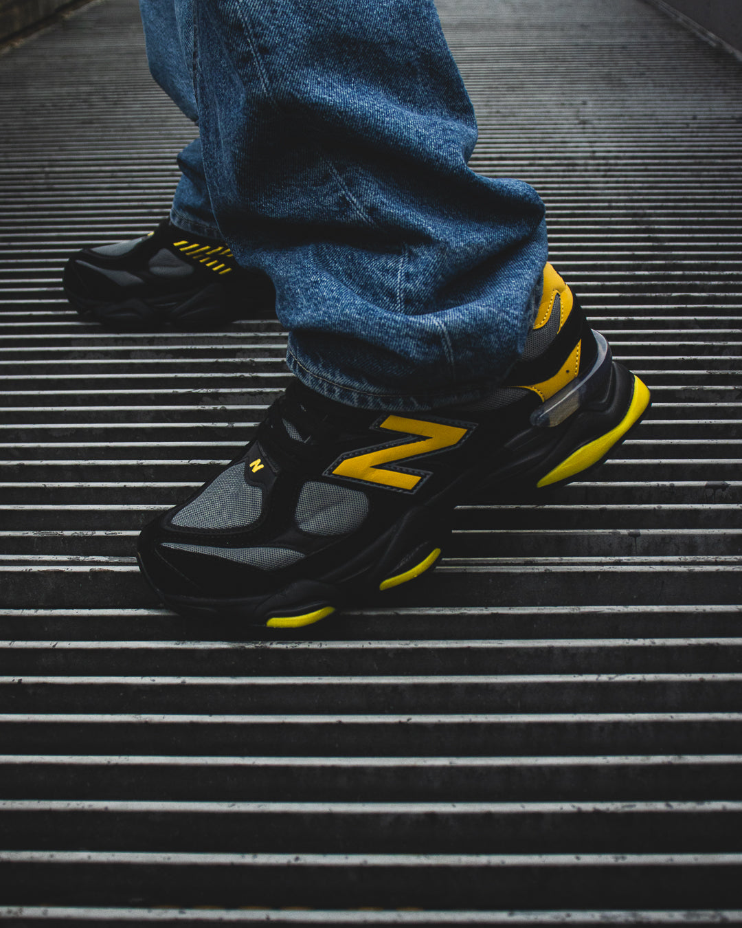 New Balance 9060 Black and Yellow