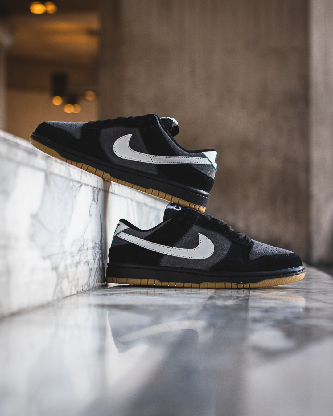 Nike Dunk Low SE Black Grey Gum