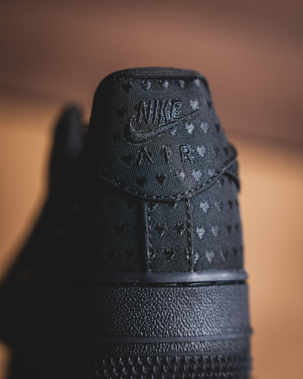 Nike Air Force 1 Low "Valentine's Day" Triple Black