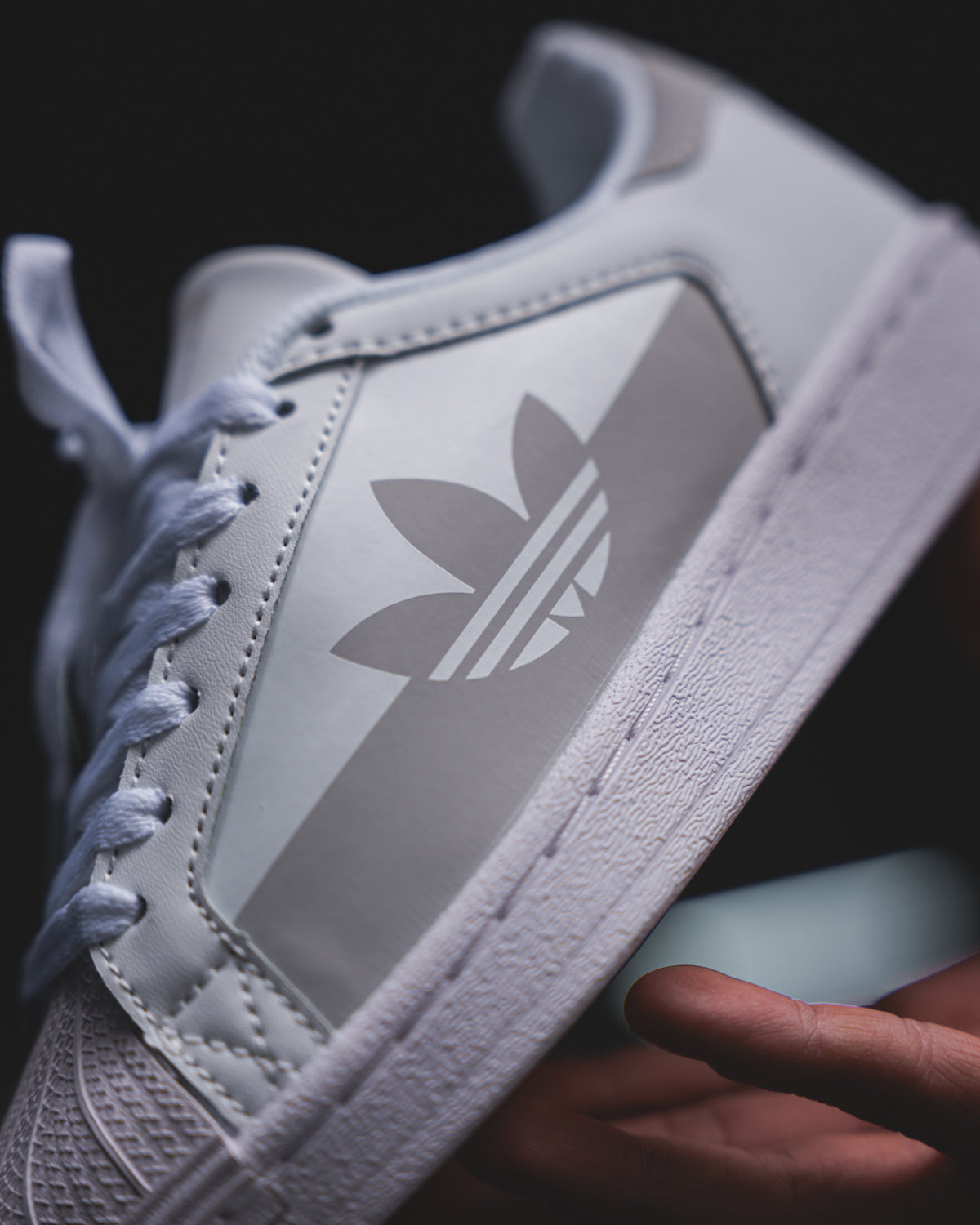 Adidas Originals Superstar Reflective Pack 'White Grey'