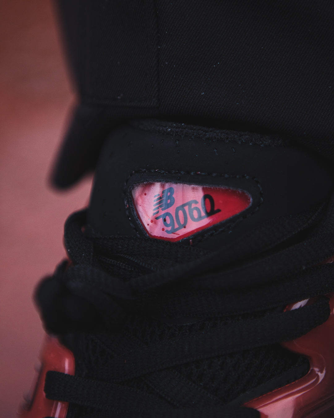 New Balance 9060 Black Red Gradient