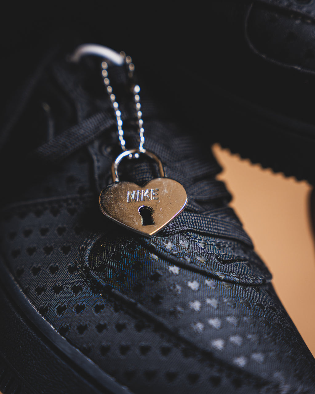 Nike Air Force 1 Low "Valentine's Day" Triple Black