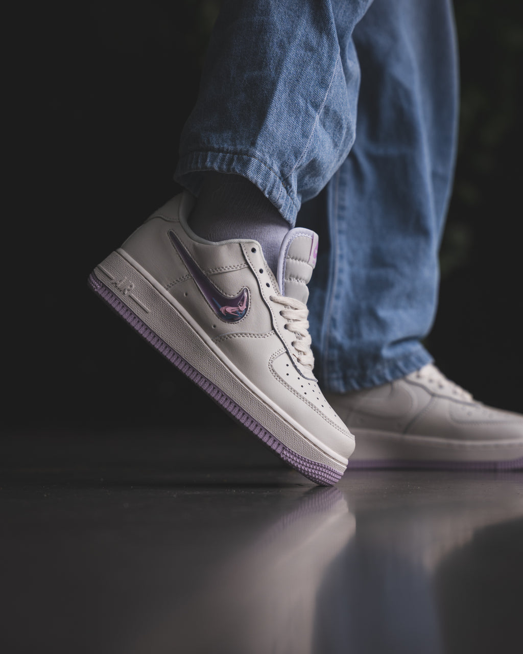 Nike Air Force 1 LV8 3 White Lilac