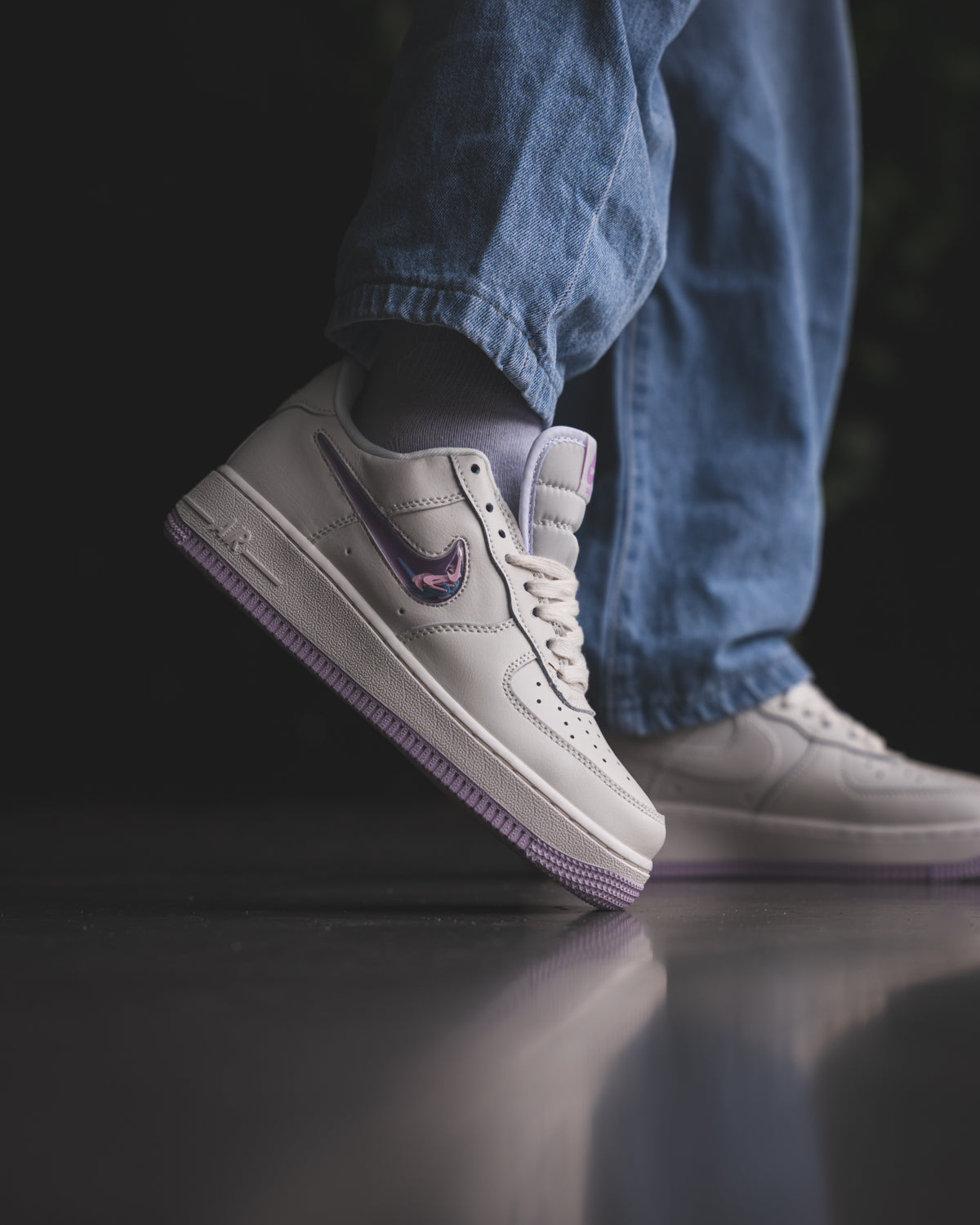 Nike Air Force 1 LV8 3 White Lilac