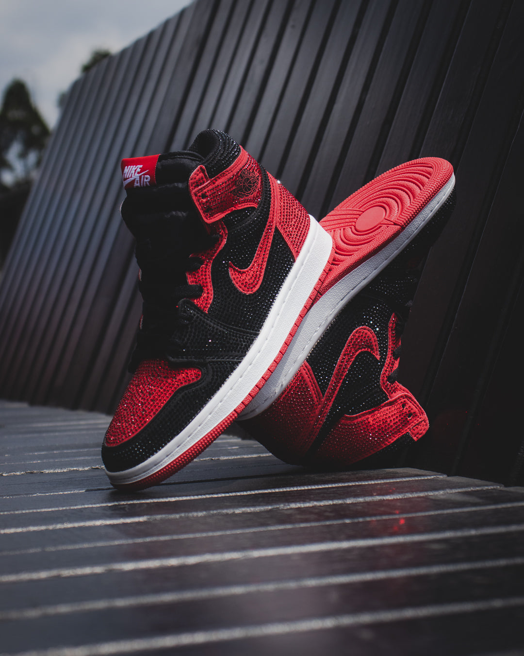 Air Jordan 1 “Chicago Winter” Swarovski Crystals