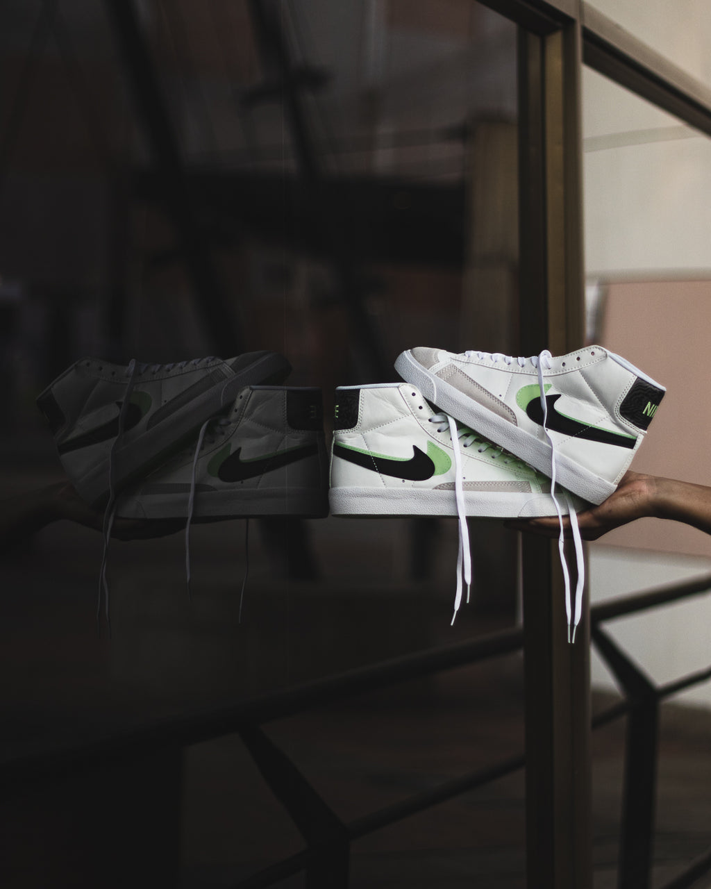 Nike Blazer Mid '77 SE White Black Vapor Green