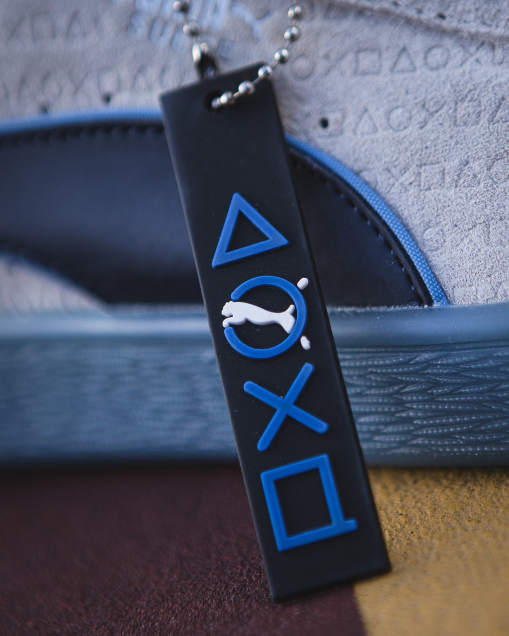 Puma Suede x PlayStation Glacial Grey/New Navy