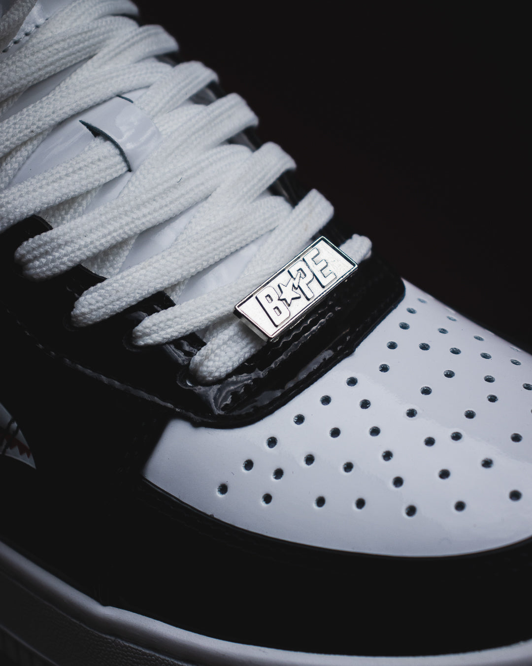 A Bathing Ape BAPE Sta Low Shark Black