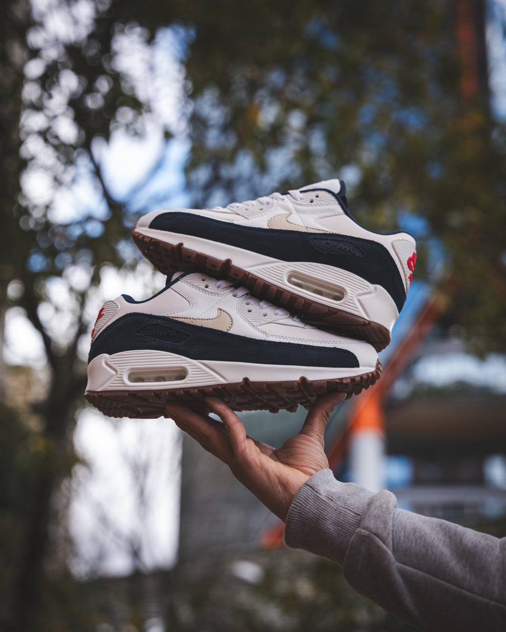 Nike Air Max 90 Premium "Rare Air" Pale Ivory Thunder Blue