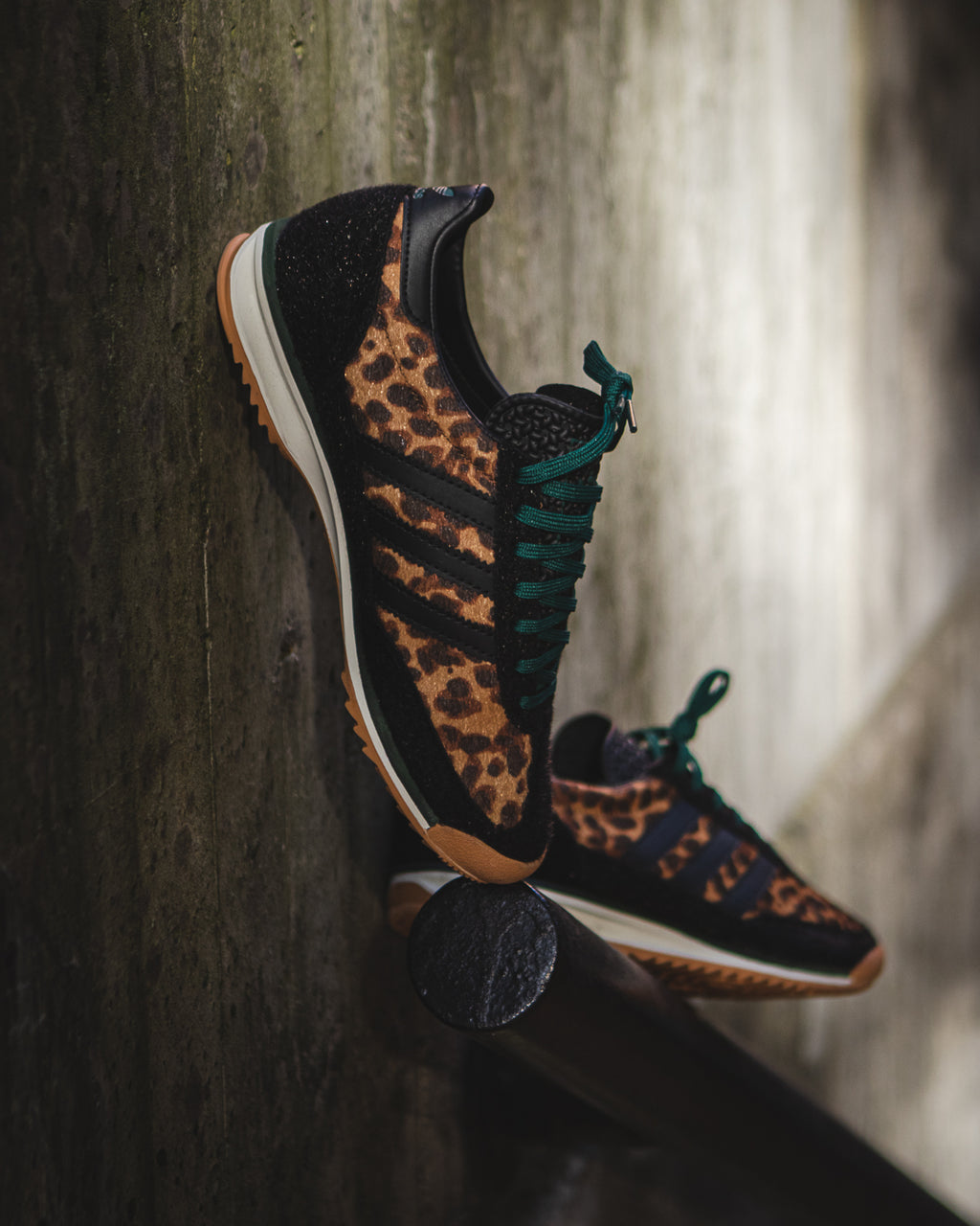 Adidas SL 72 OG "Leopard Print Collegiate Green"