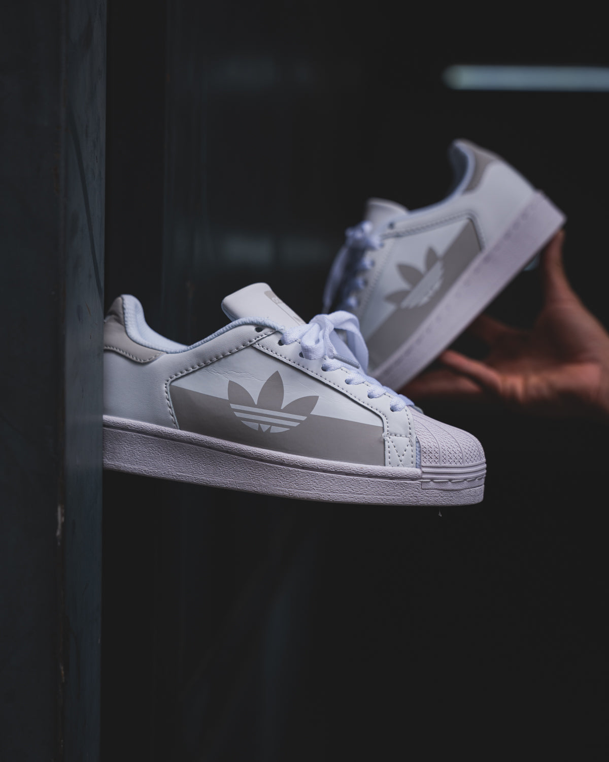 Adidas Originals Superstar Reflective Pack 'White Grey'