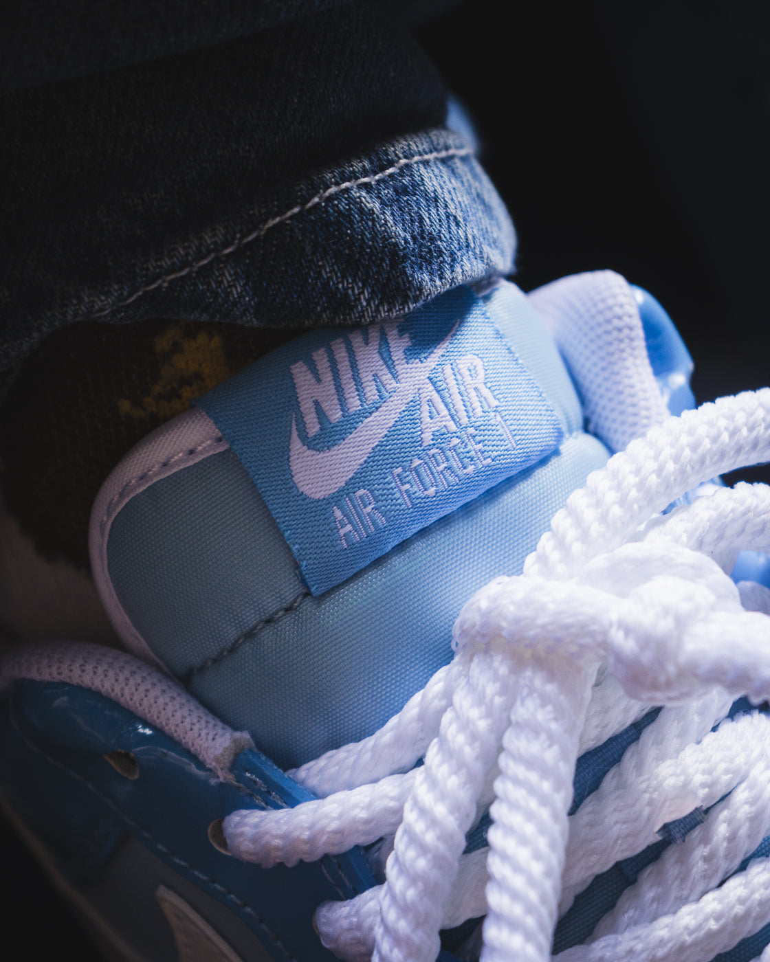 Nike Air Force 1 Low '07 LV8 'Psychic Blue Patent'