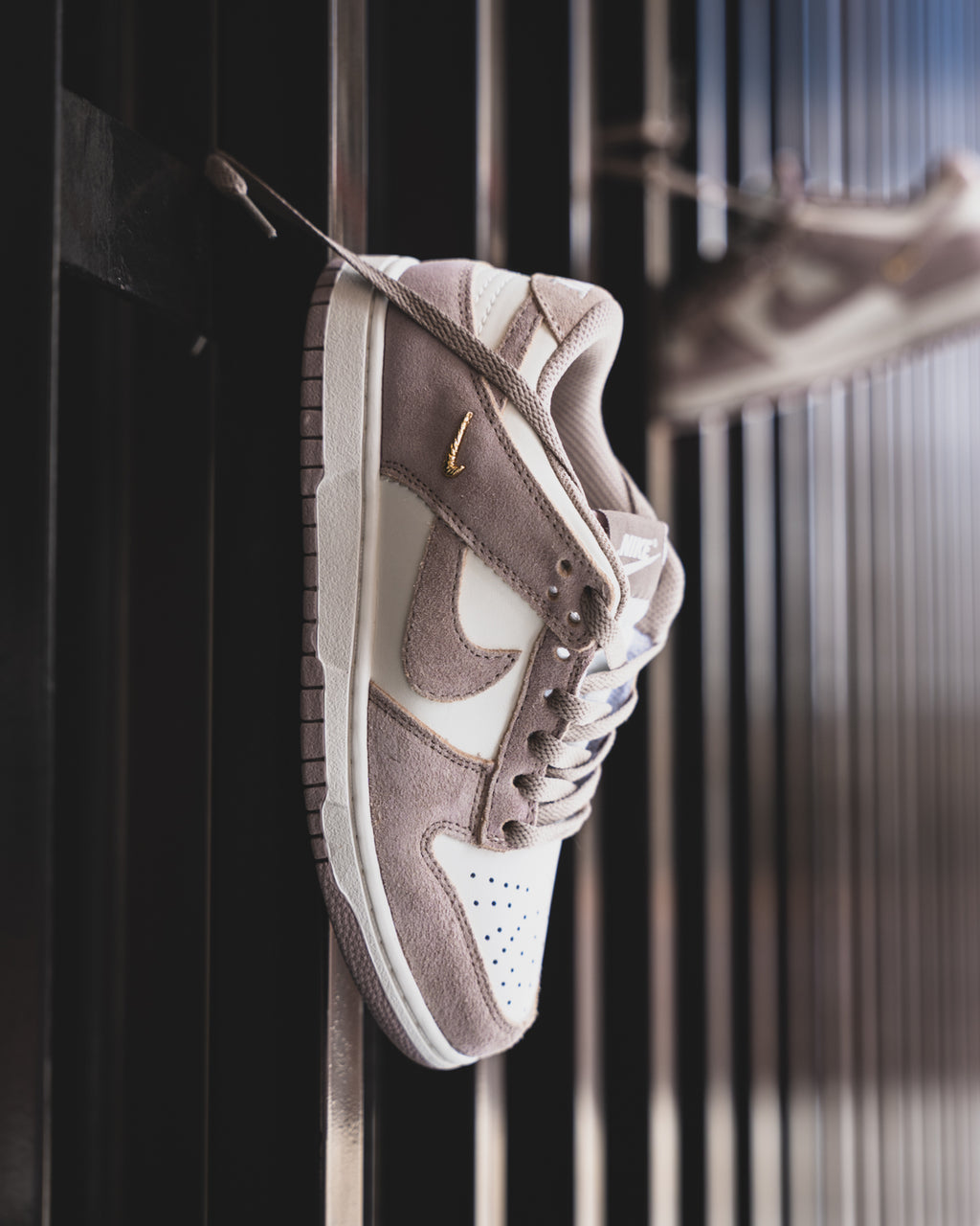 Nike Dunk Low Malt Gold Mini Swoosh
