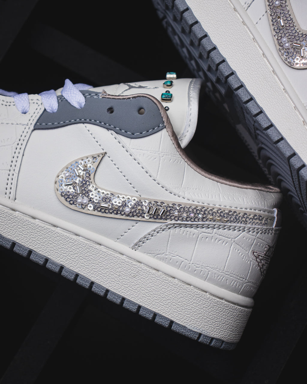 Air Jordan 1 Low x Swarovski "Crystal"