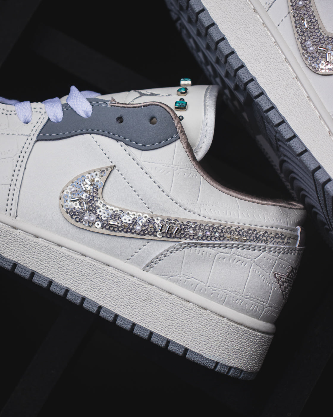 Air Jordan 1 Low x Swarovski "Crystal"