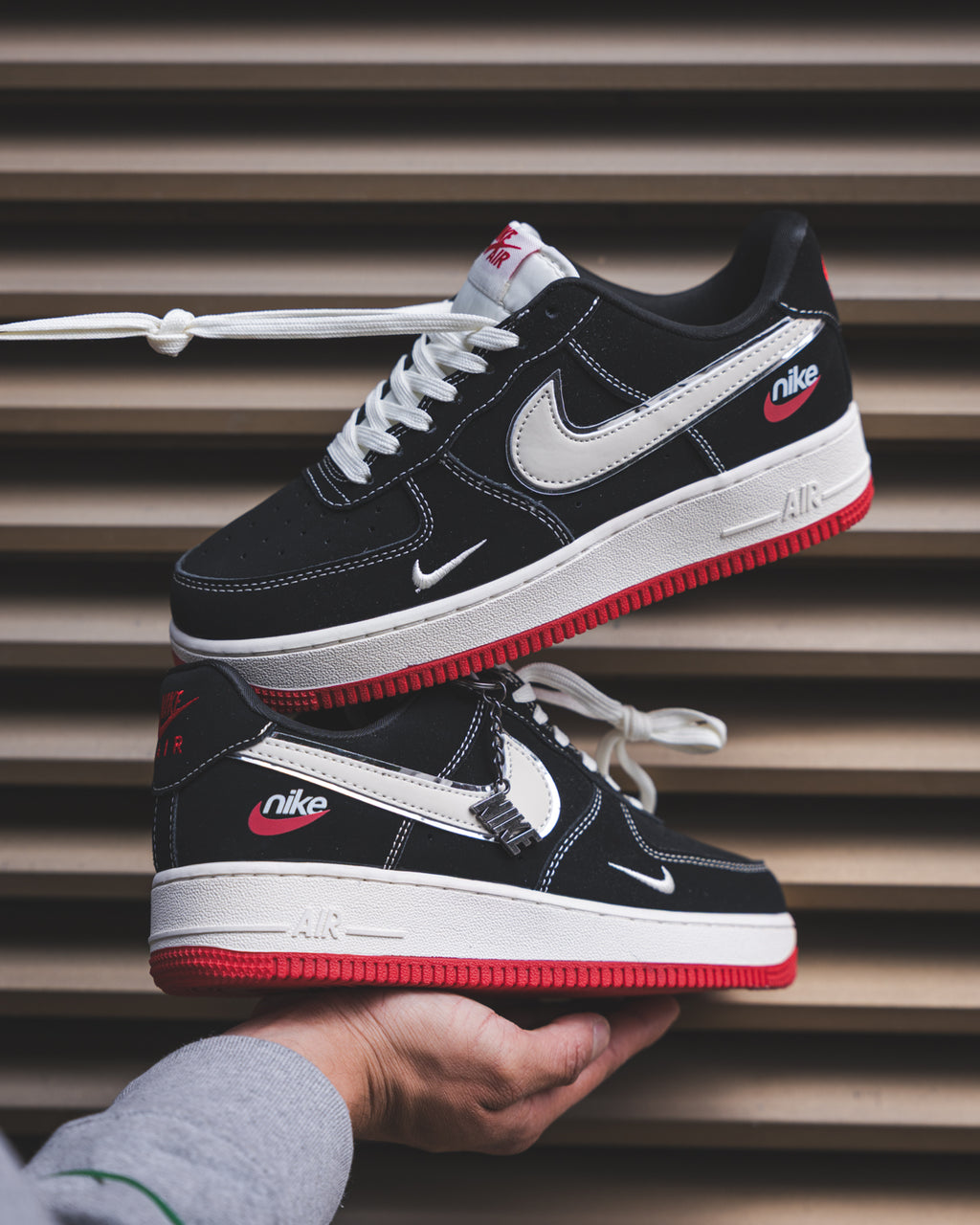 Nike Air Force 1 Low "First Use - Black White Red"