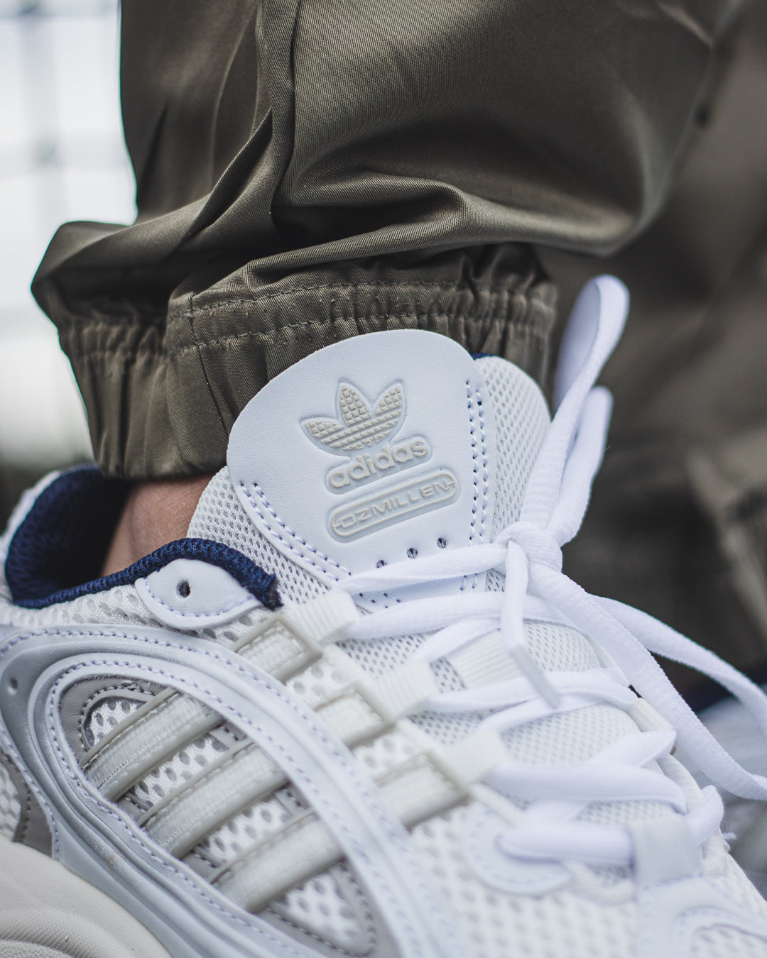 Adidas Ozmillen “White and Silver”