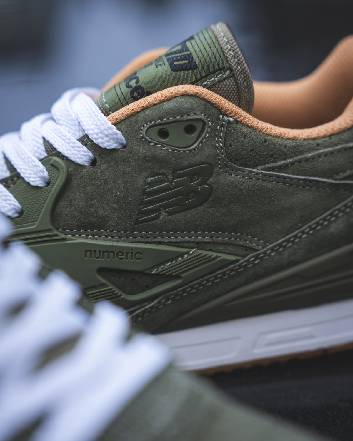 New Balance Numeric 770 Dark Olivine Gum