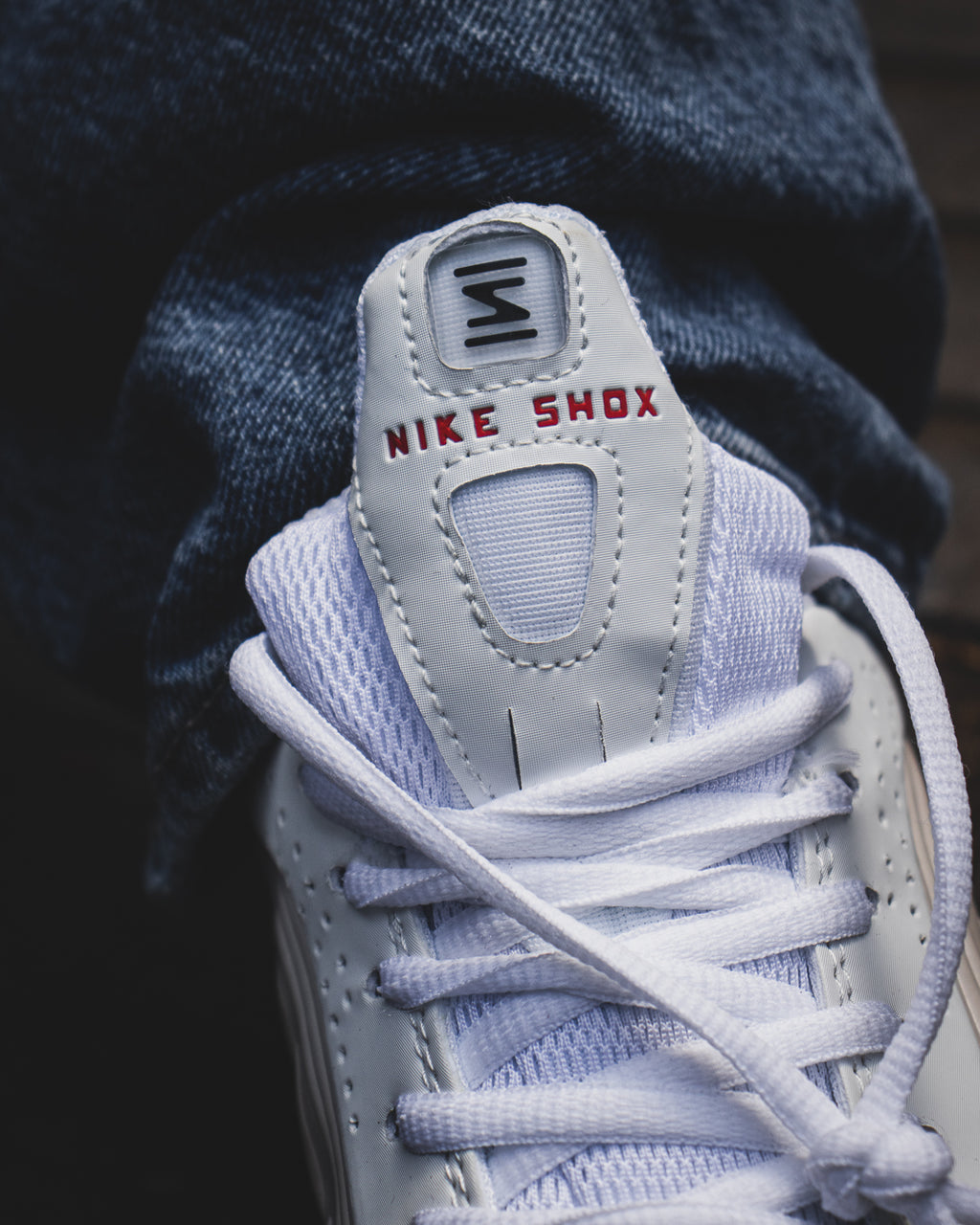Nike Shox R4 White Metallic Silver