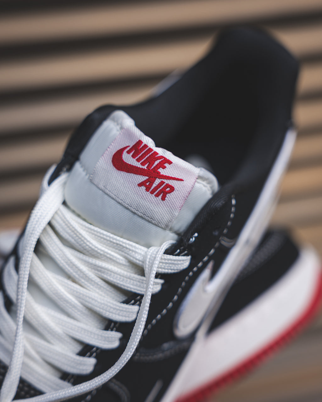 Nike Air Force 1 Low "First Use - Black White Red"