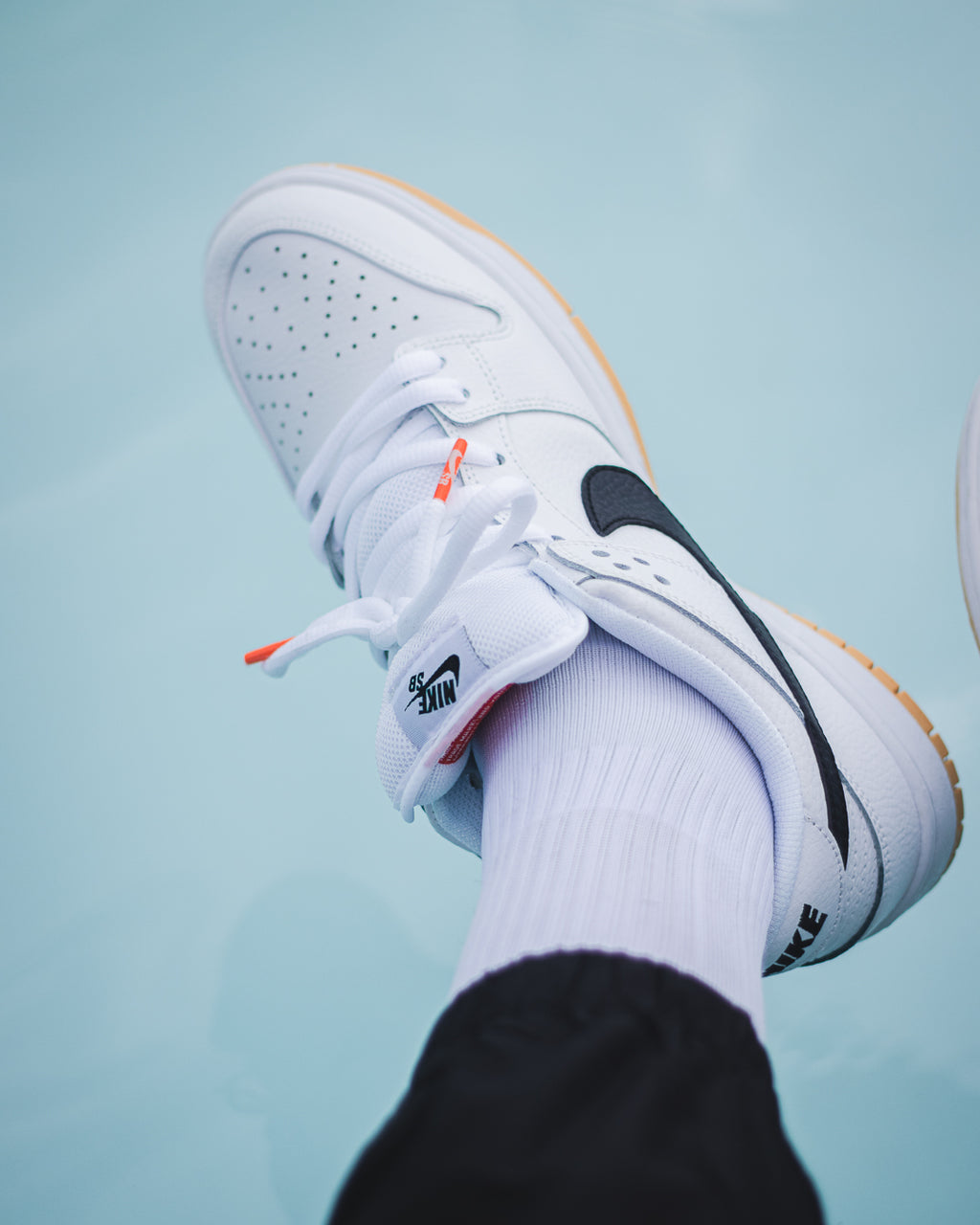 Nike SB Dunk Low "White/Black/Gum"