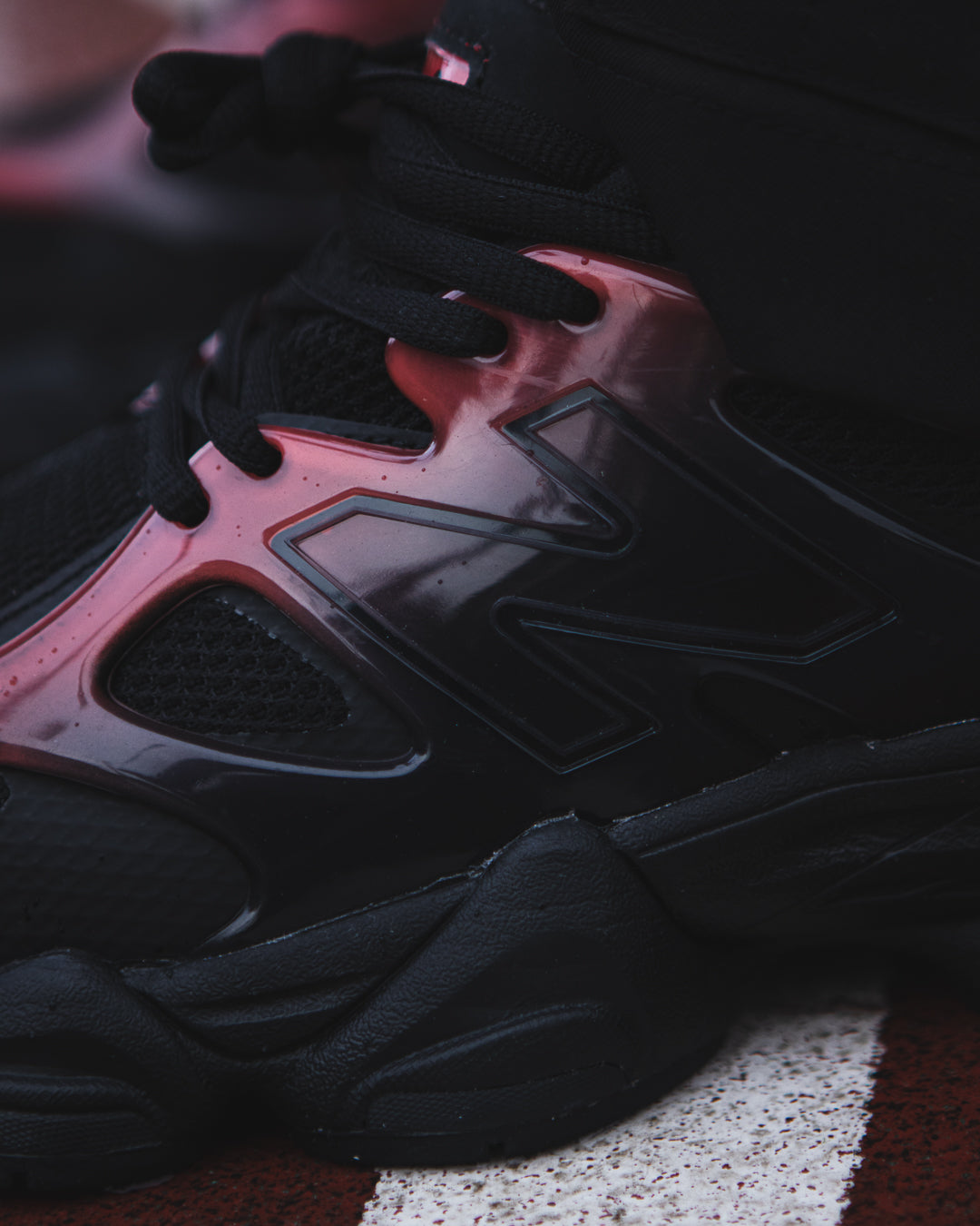 New Balance 9060 Black Red Gradient