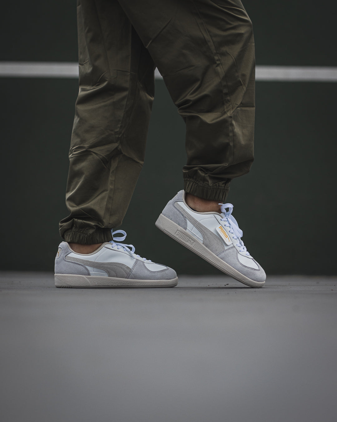 Puma Palermo Leather “White Cool Light Grey”