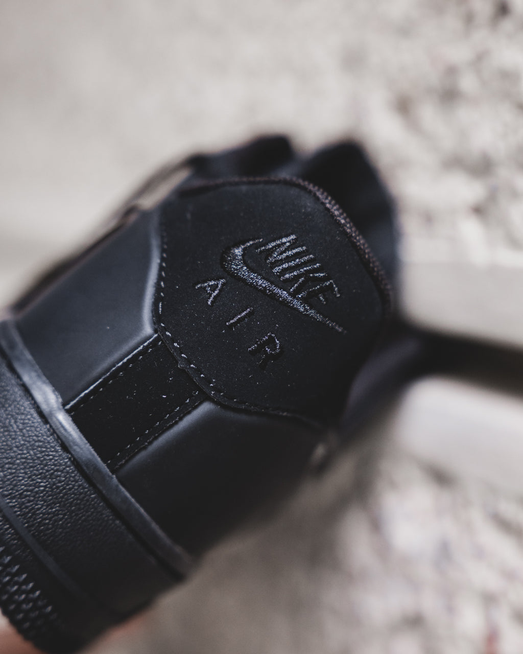 Nike Air Force 1 "Triple Black Premium"