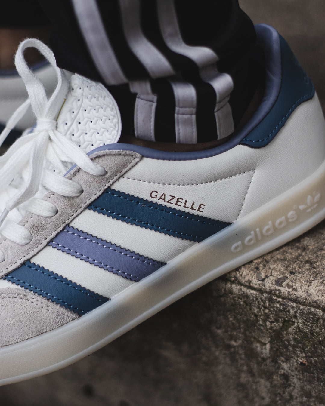 Adidas Gazelle Indoor “White Preloved Ink”