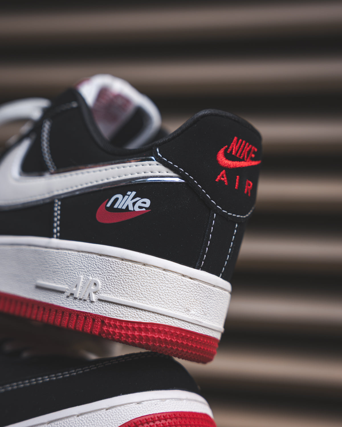 Nike Air Force 1 Low "First Use - Black White Red"