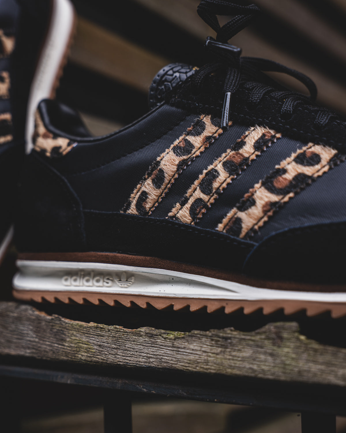 Adidas SL 72 Negra Leopardo