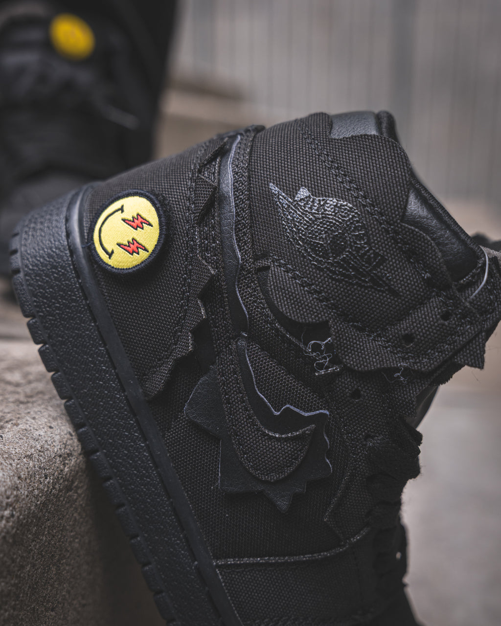 Air Jordan 1 High OG "Triple Black" J Balvin "Omerta"