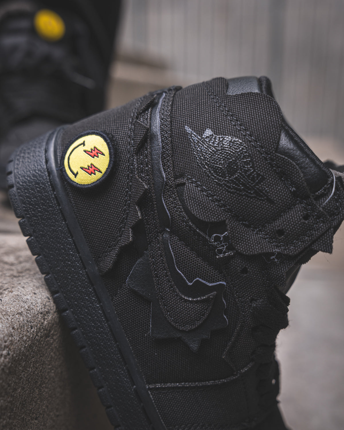 Air Jordan 1 High OG "Triple Black" J Balvin "Omerta"