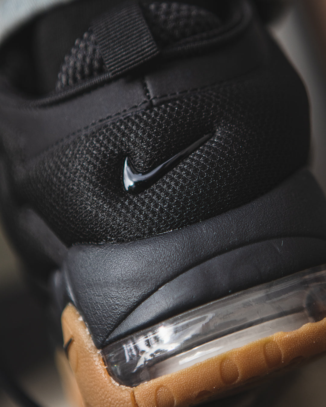 Nike Air More Uptempo Low "Black Gum"