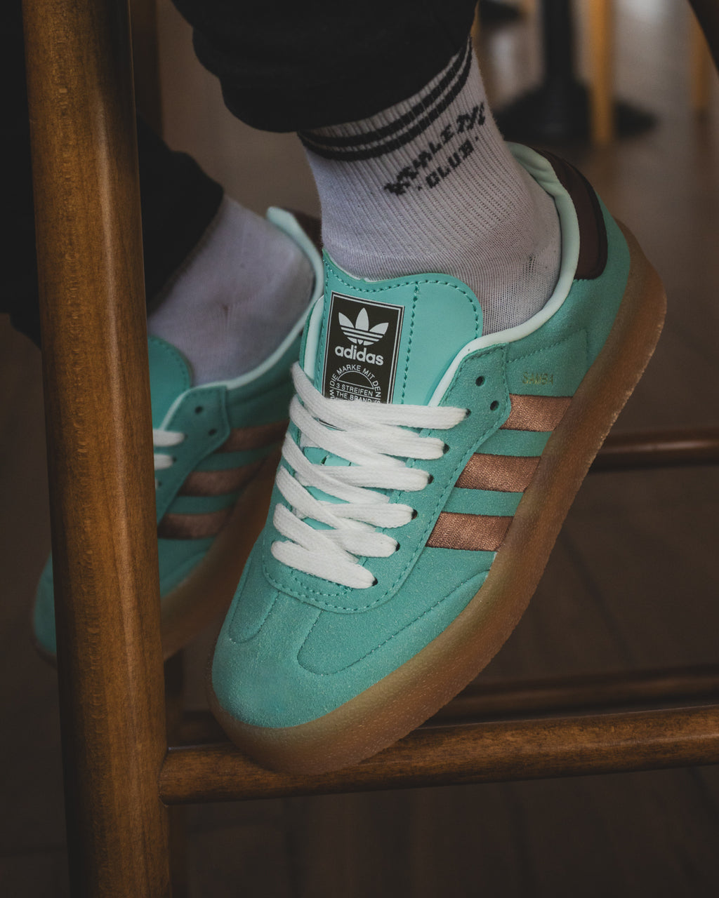 Adidas Sambae "Semi Flash Aqua"
