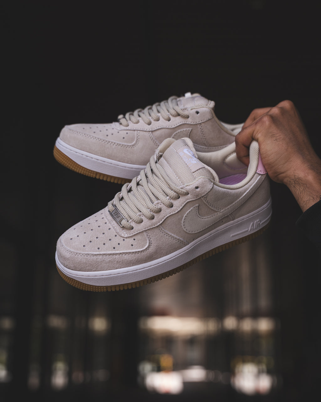 Nike SB Air Force 1 Low Light Orewood Brown and Pink Foam