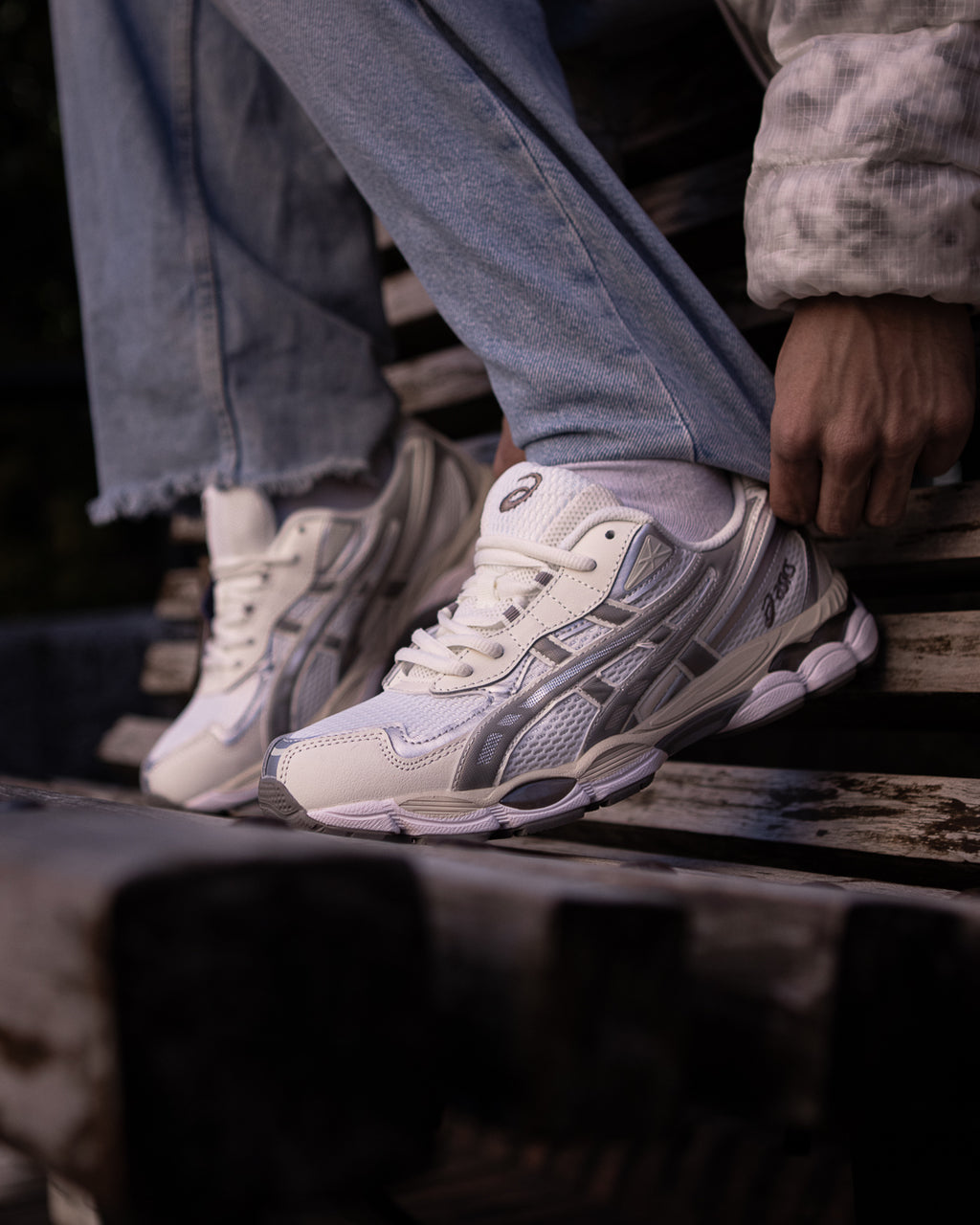 ASICS Gel-NYC Cream/Pure Silver