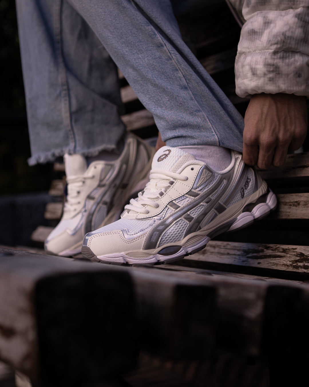ASICS Gel-NYC Cream/Pure Silver