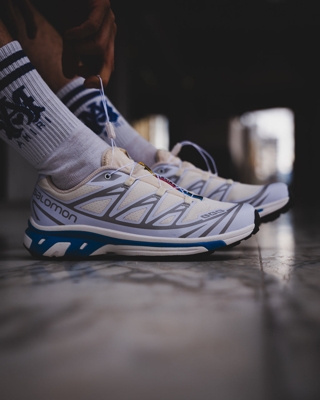 Salomon XT-6 White Ice Morn