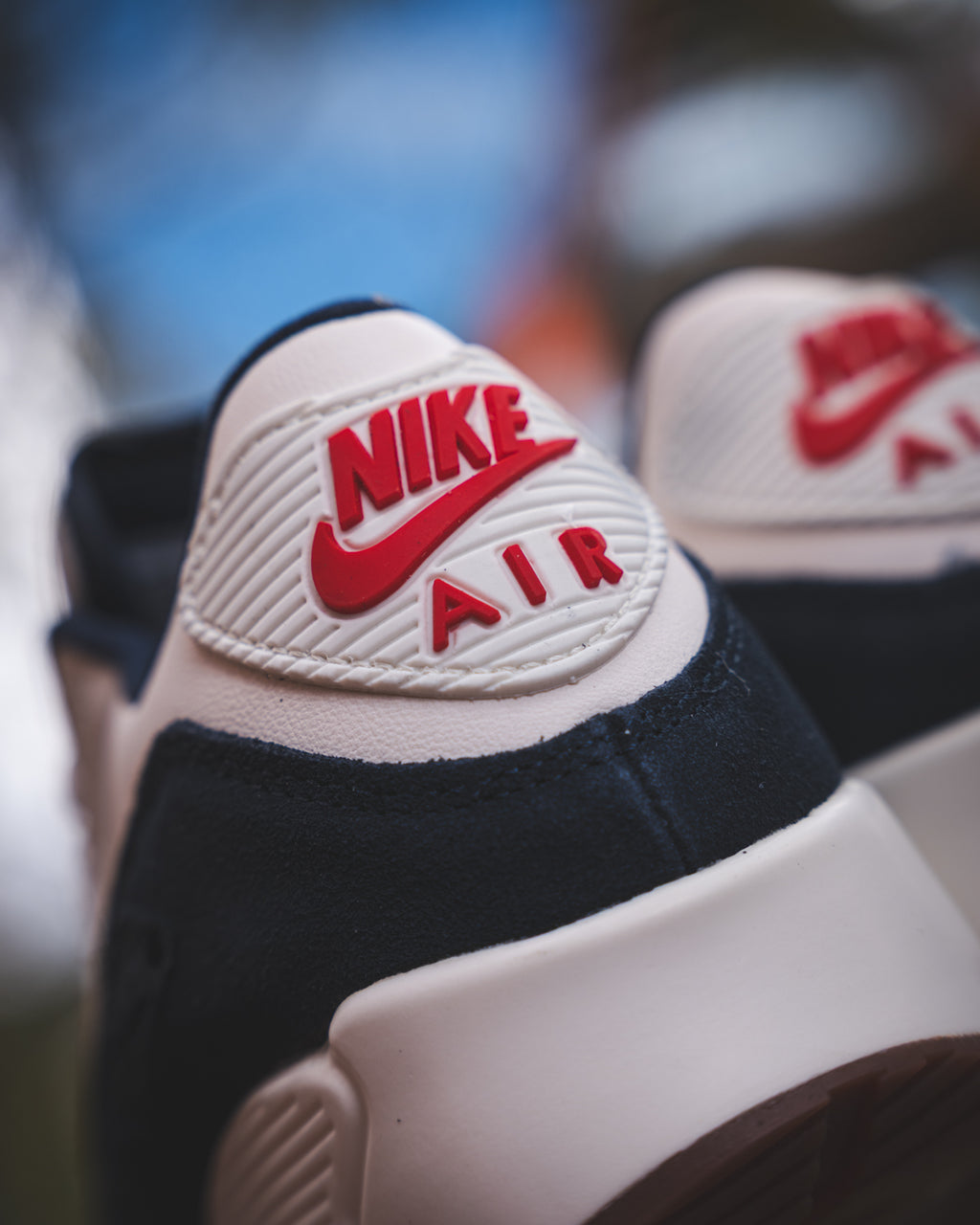 Nike Air Max 90 Premium "Rare Air" Pale Ivory Thunder Blue
