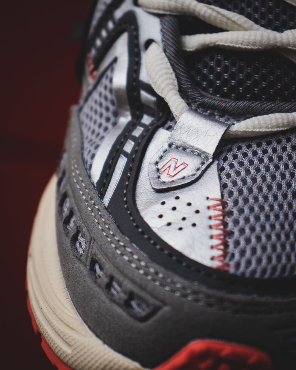 New Balance 1906A Slate Grey Drift Red